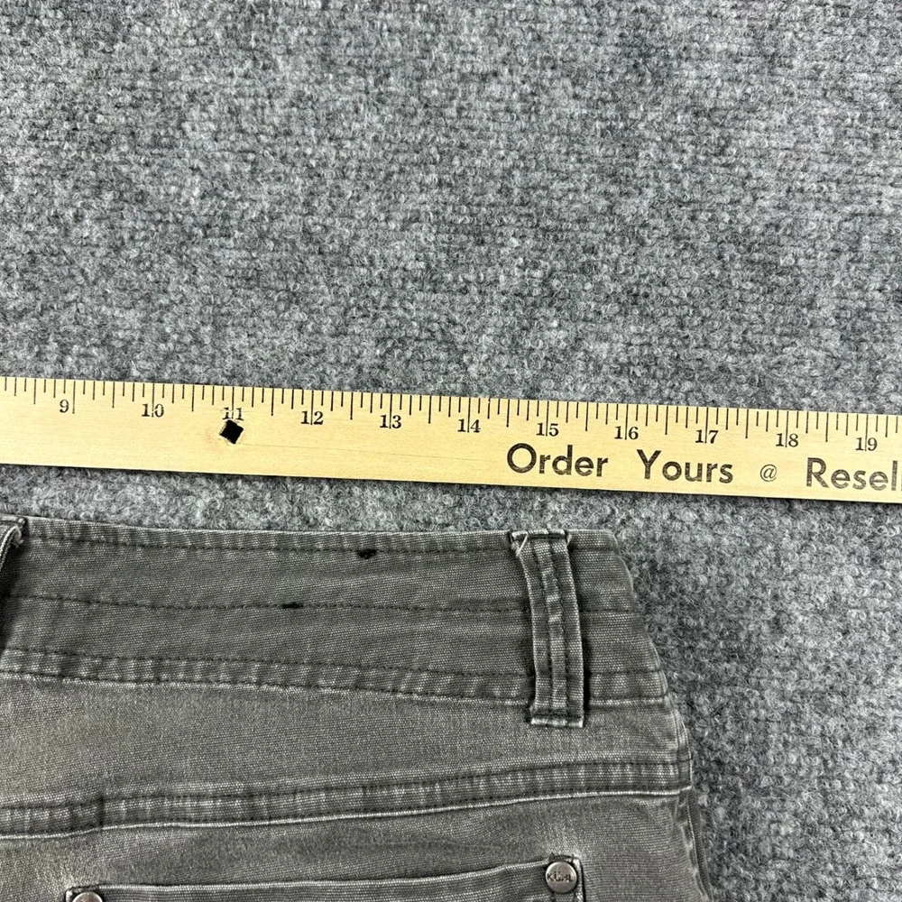 Kuhl Kanvus Jean Mens‎ 32x31 Gray Vintage Patina Dye Stretch Canvas Work Pants